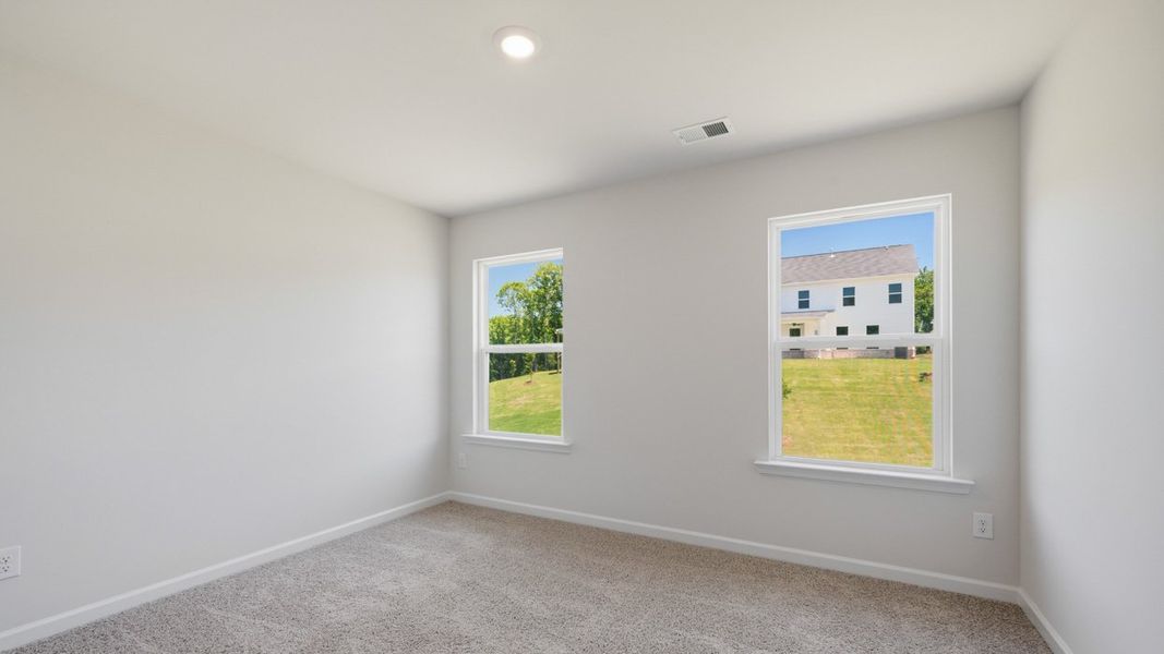 Spacious, unfurnished interior of a new home in The Gates at Pates Creek, Hampton (Image 23). Spacious, unfurnished interior of a new home in The Gates at Pates Creek, Hampton (Image 23).