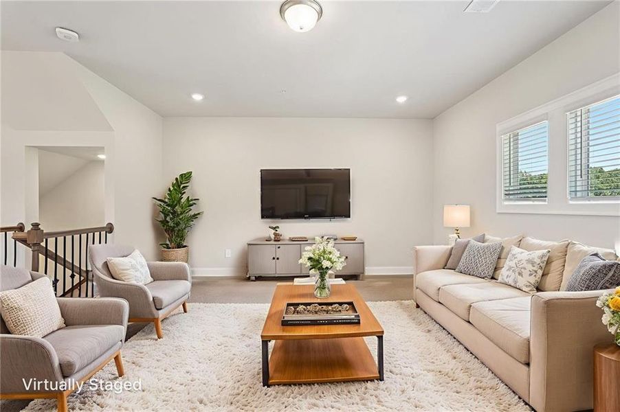 Furnished interior view inside a new home in , Cumming (Image 18).