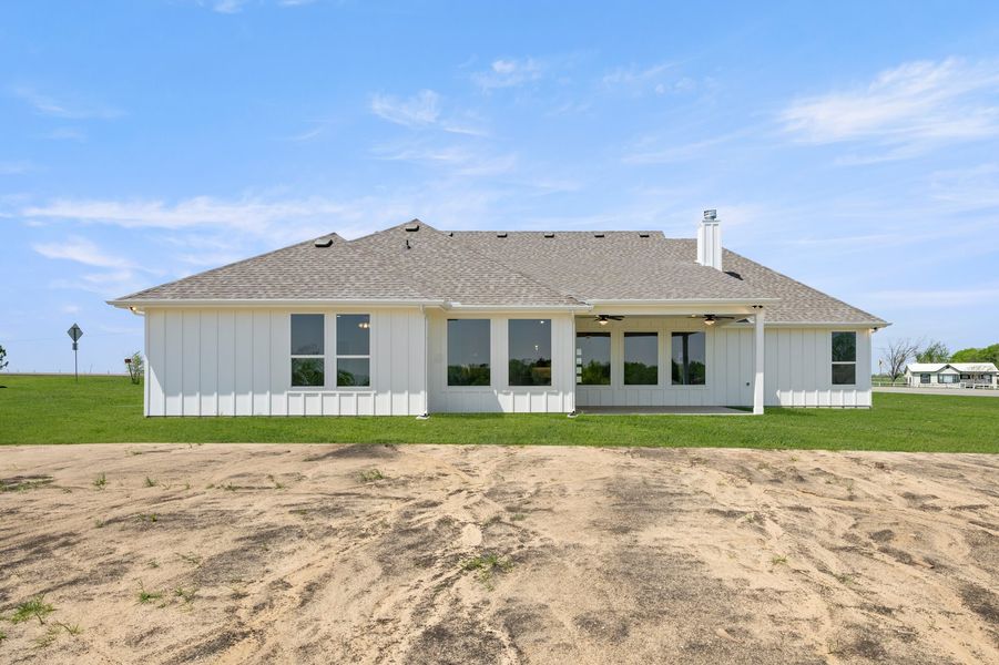 Front exterior of a new home in Carrera Ranch, Waxahachie, TX, highlighting curb appeal (Image 27).