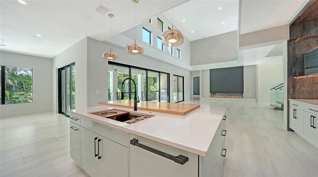Furnished interior view inside a new home in , Sarasota (Image 41).