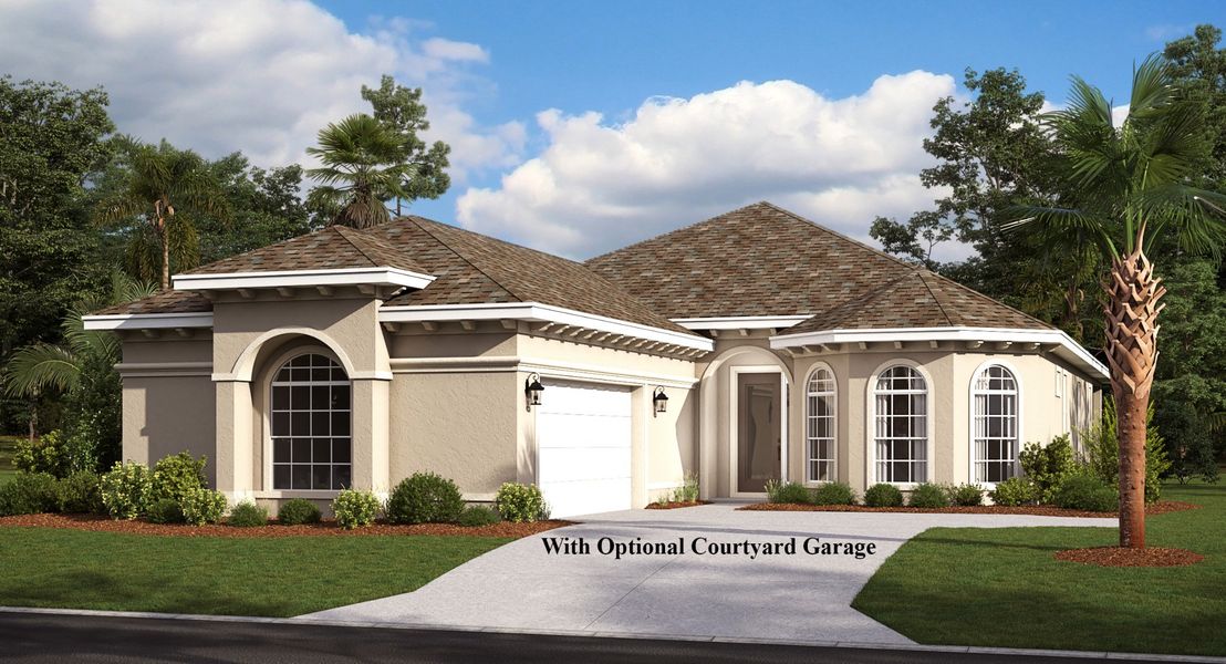 Muirfield A with Optional Courtyard Garage Muirfield A with Optional Courtyard Garage