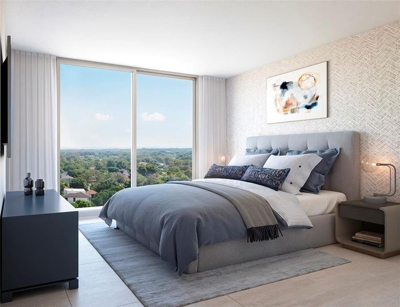 Furnished interior view inside a new home in , Tampa (Image 15).