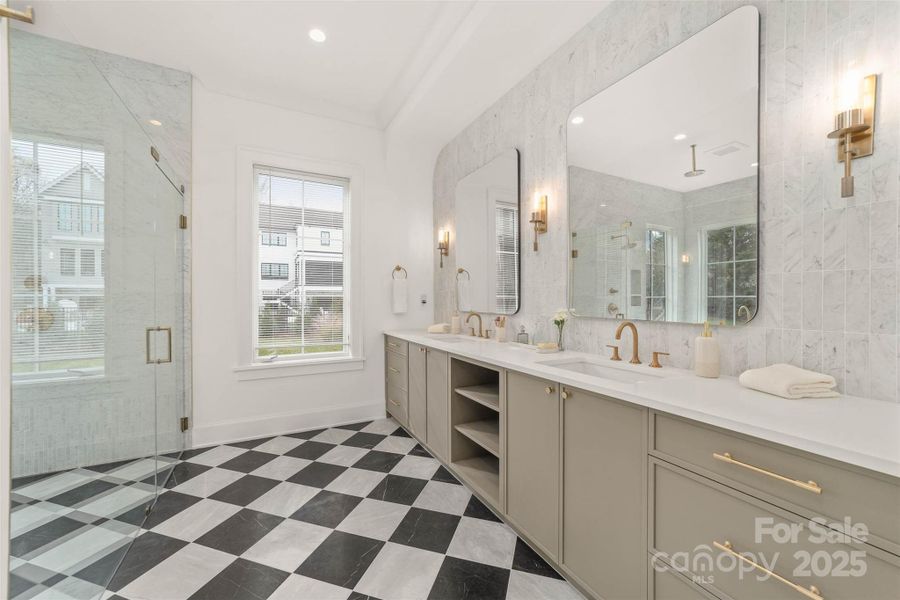 Furnished interior view inside a new home in , Charlotte (Image 37). Furnished interior view inside a new home in , Charlotte (Image 37).