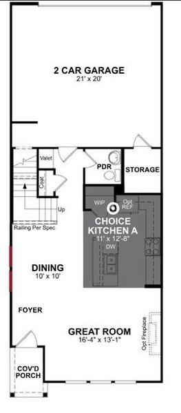 Beazer Homes Bayside Townhomes Baltic floorplan Beazer Homes Bayside Townhomes Baltic floorplan