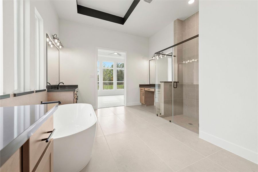 Furnished interior view inside a new home in ARTAVIA®, Conroe (Image 11).