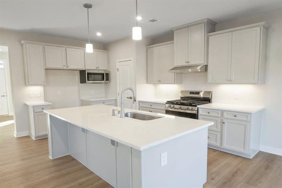 Furnished interior view inside a new home in Canterbrook Farms 2-Story, Fountain Inn (Image 4).