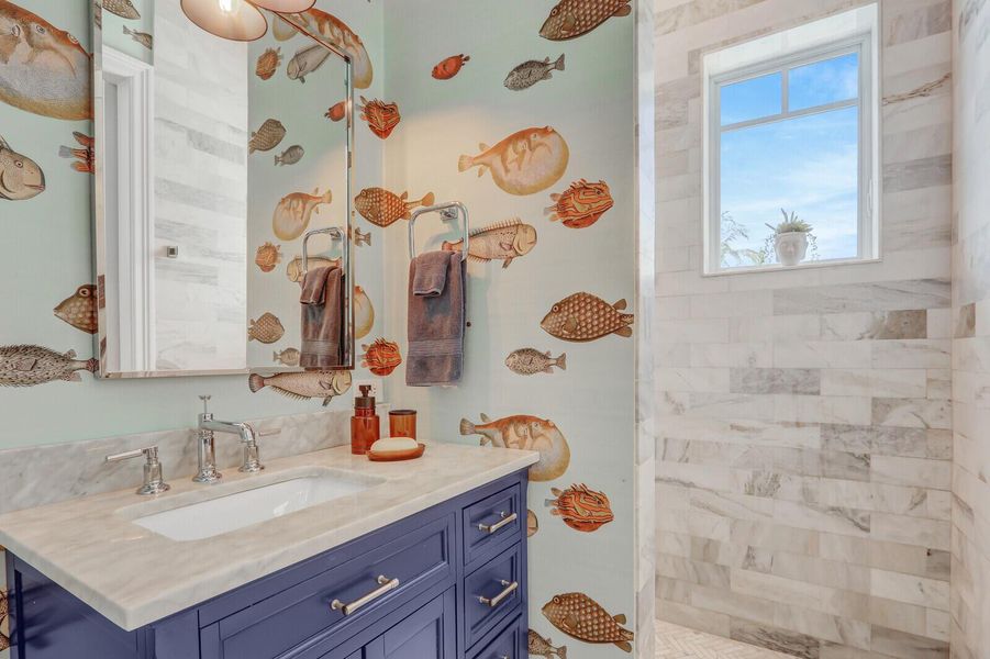 Furnished interior view inside a new home in , Jupiter (Image 22).