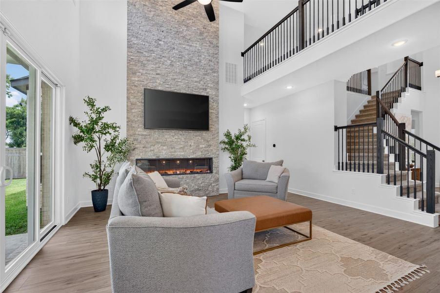 Furnished interior view inside a new home in , Missouri City (Image 22).