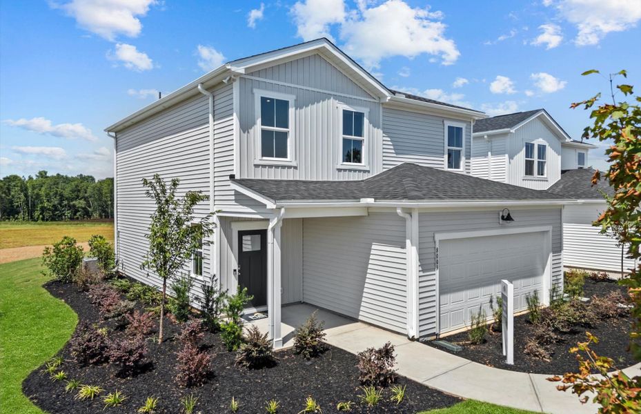 Representative exterior photo of a completed home built from the Longspur by Centex in Baxley Park, Jonesboro, GA (Image 26). Representative exterior photo of a completed home built from the Longspur by Centex in Baxley Park, Jonesboro, GA (Image 26).