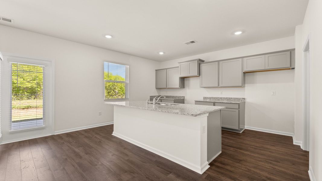 Furnished interior view inside a new home in Locust Grove Station - Cedar Ridge, Locust Grove (Image 6).