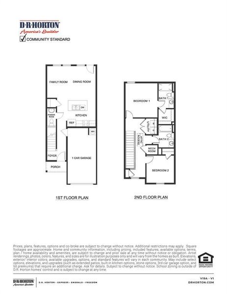 2D floor plan layout of this home in Cartwright Mays, Crandall, TX (Image 3). 2D floor plan layout of this home in Cartwright Mays, Crandall, TX (Image 3).