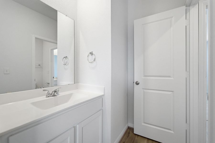 Furnished interior view inside a new home in Municipal Drive Townhomes, Leander (Image 11). Furnished interior view inside a new home in Municipal Drive Townhomes, Leander (Image 11).