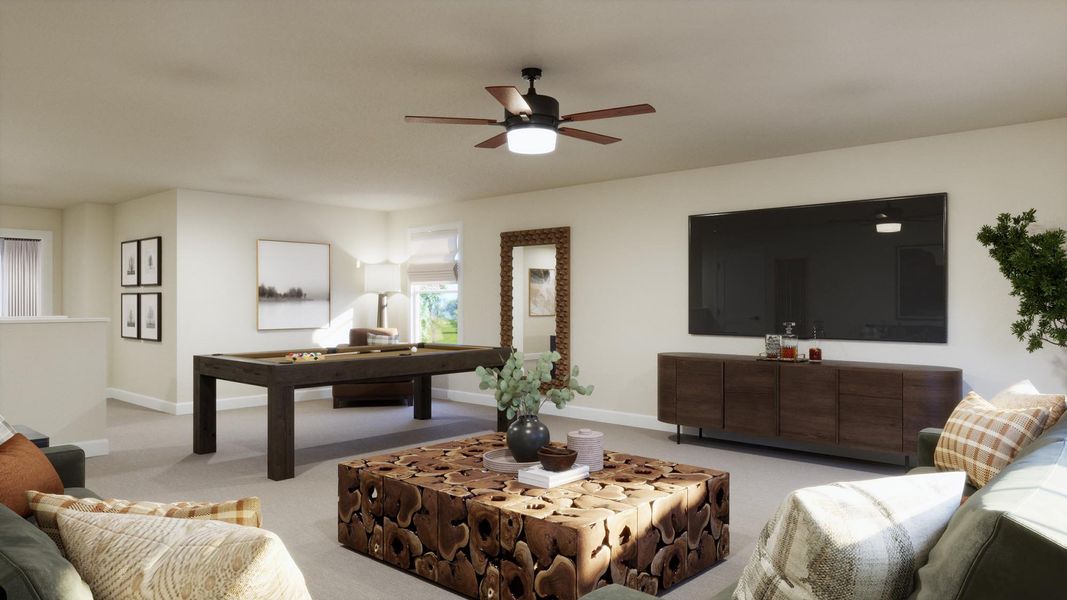 Representative furnished interior of a home built from the Palmer by Risewell Homes in Trinity Gardens, Deland (Image 9).