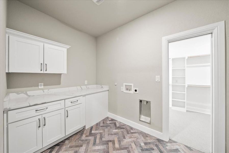 Furnished interior view inside a new home in , Godley (Image 28).