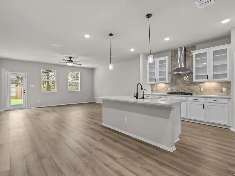Furnished interior view inside a new home in Bricewood, San Antonio (Image 9).
