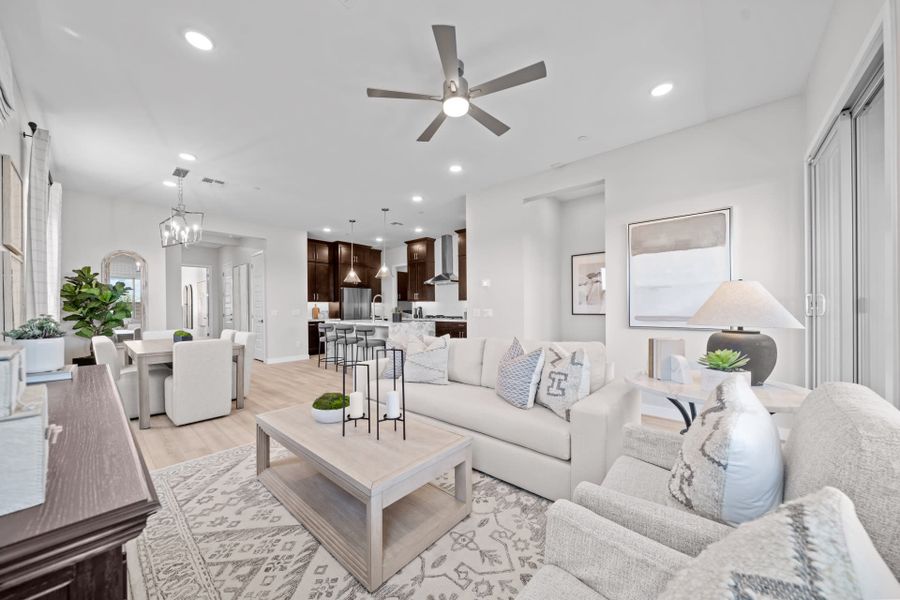 Representative furnished interior of a home built from the Cielo by Landsea Homes in Mira Vista at Victory, Buckeye (Image 4).