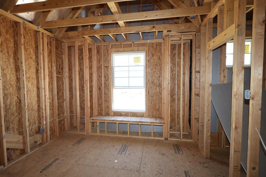 In-progress construction of a new home in Dunham Pointe, Cypress, TX (Image 18).