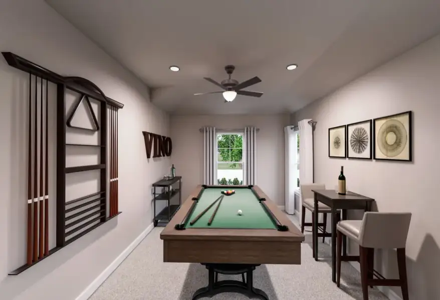 Furnished interior view inside a new home in View at the Reserve, Mansfield (Image 11).