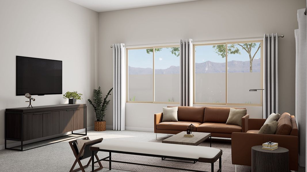 Furnished interior view inside a new home in Blossom Rock, Apache Junction (Image 5).
