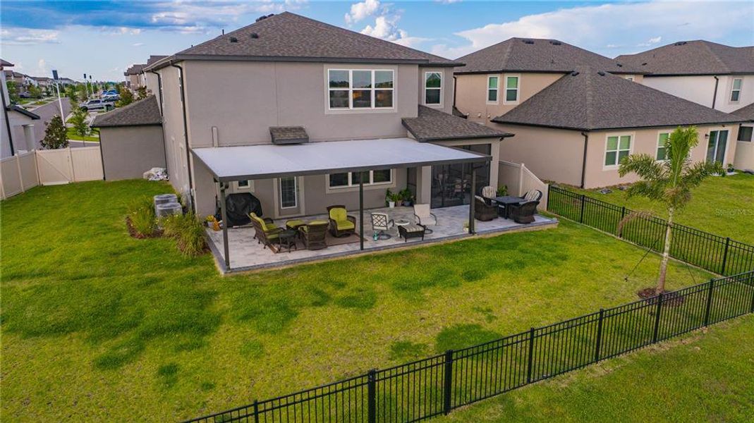 Exterior details and patio area of a home in , Wesley Chapel (Image 42).