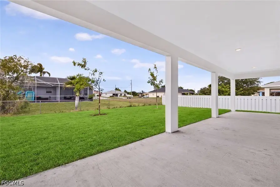 Exterior details and patio area of a home in Cape Coral, Cape Coral (Image 3). Exterior details and patio area of a home in Cape Coral, Cape Coral (Image 3).