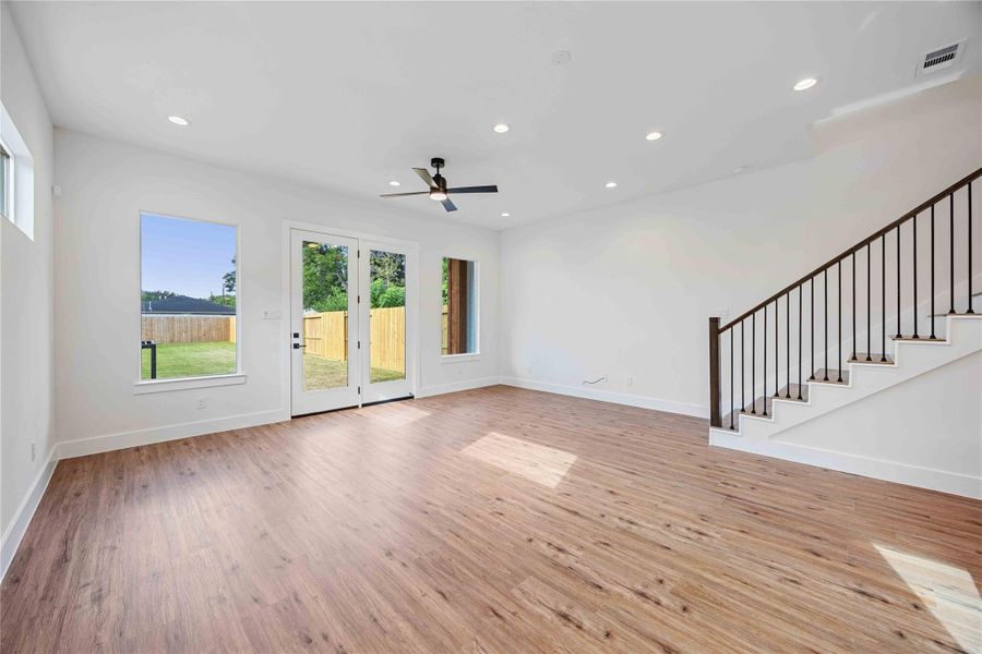 Spacious, unfurnished interior of a new home in , Houston (Image 11). Spacious, unfurnished interior of a new home in , Houston (Image 11).