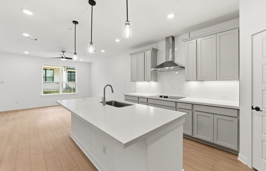 Furnished interior view inside a new home in Monarch on Main, Round Rock (Image 4).