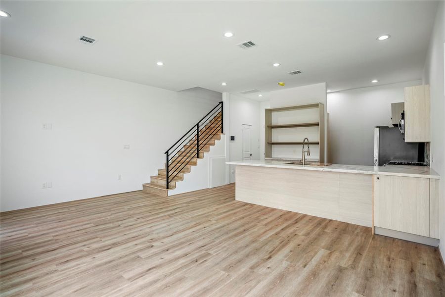 Spacious, unfurnished interior of a new home in , Houston (Image 11). Spacious, unfurnished interior of a new home in , Houston (Image 11).