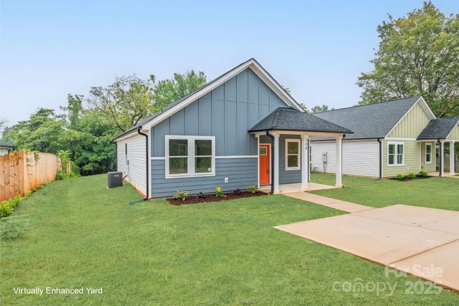 Front exterior of a new home in , East Spencer, NC, highlighting curb appeal (Image 24).