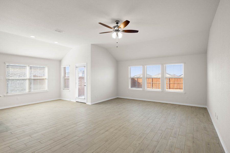 Representative exterior photo of a completed home built from the Cheyenne by Impression Homes in ValleyBrooke, Mesquite, TX (Image 12).