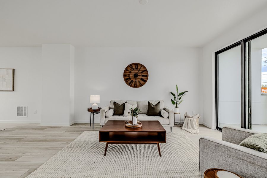 Furnished interior view inside a new home in The Hub at Virginia Village, Denver (Image 13).
