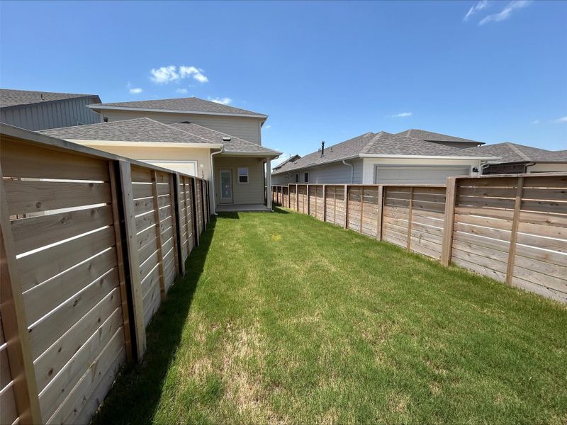 View of fenced backyard View of fenced backyard