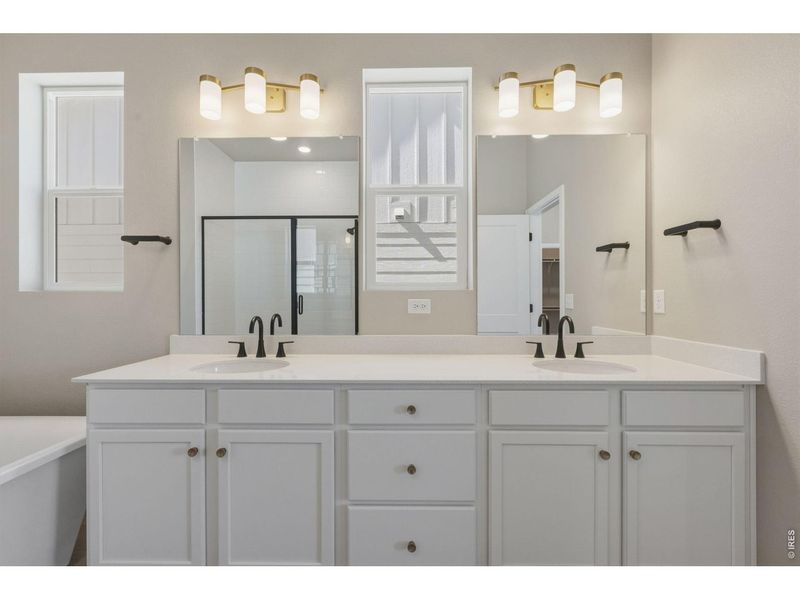 Furnished interior view inside a new home in Highlands Preserve, Mead (Image 6).
