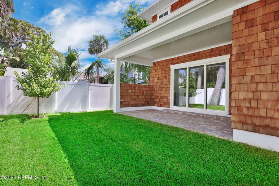 Exterior details and patio area of a home in , Atlantic Beach (Image 29). Exterior details and patio area of a home in , Atlantic Beach (Image 29).