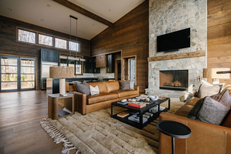 Furnished interior view inside a new home in , Mineral Bluff (Image 9).