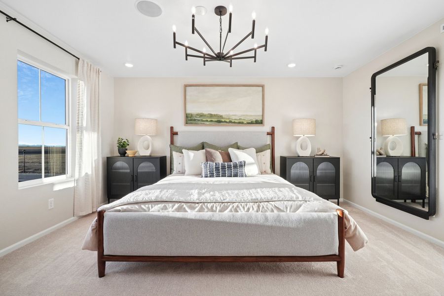Representative furnished interior of a home built from the Summit by Taylor Morrison in Lake Bluff, Greeley (Image 10).