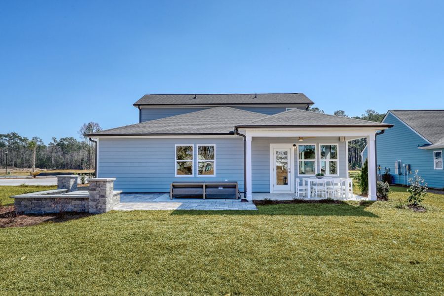 Exterior details and patio area of a home in Forestwood, Longs (Image 4).