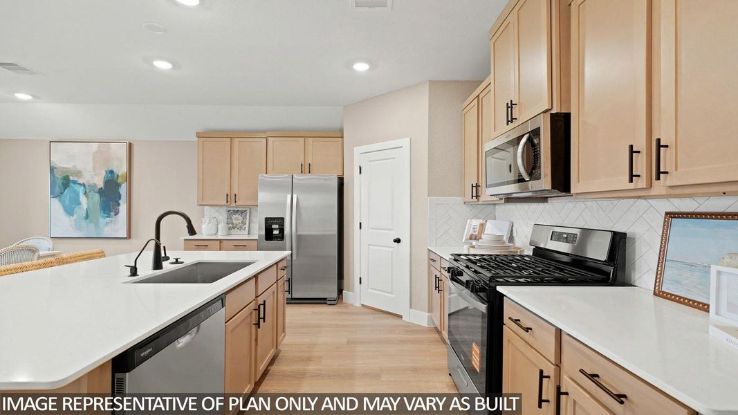 Furnished interior view inside a new home in Chapel Lakes 50's, Montgomery (Image 10).