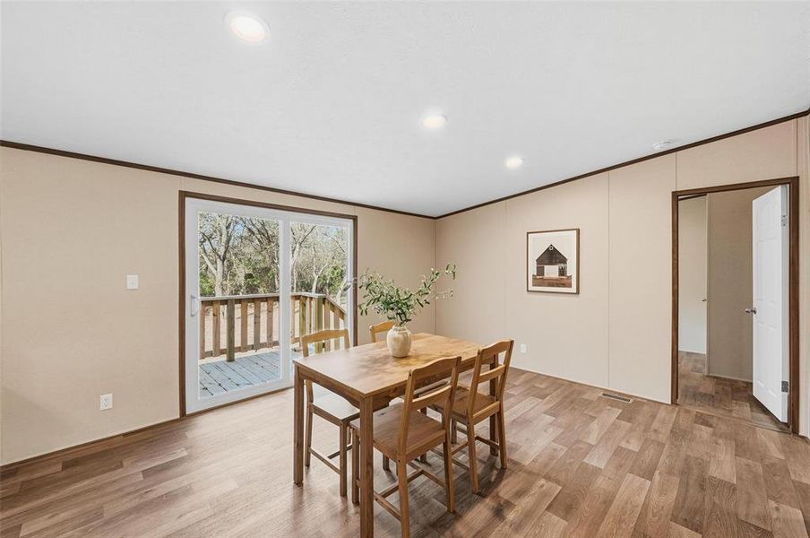Furnished interior view inside a new home in , Springtown (Image 9). Furnished interior view inside a new home in , Springtown (Image 9).