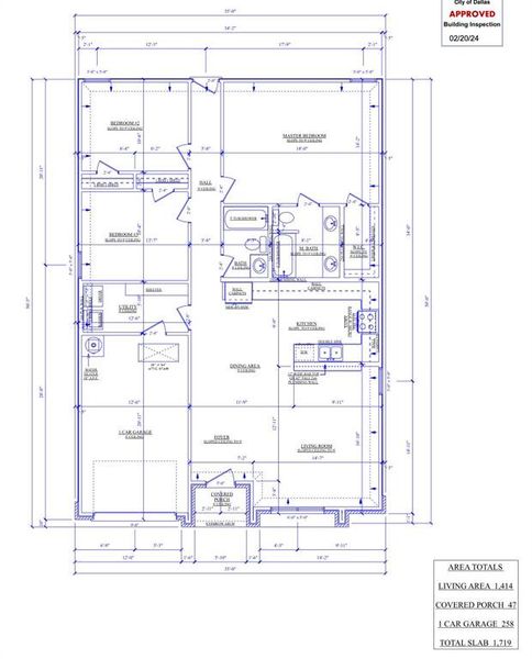 Floor plan of the home being built