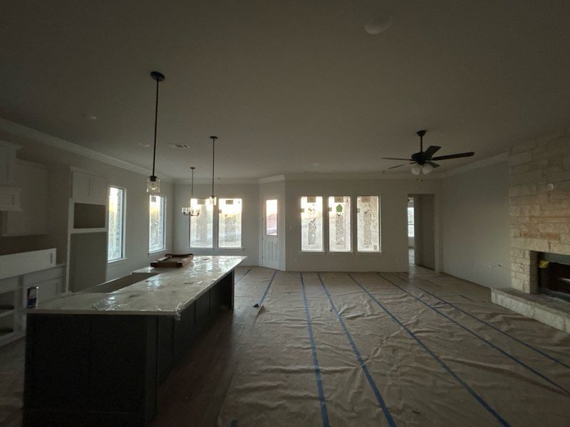In-progress construction of a new home in Creekview Addition, Van Alstyne, TX (Image 7).