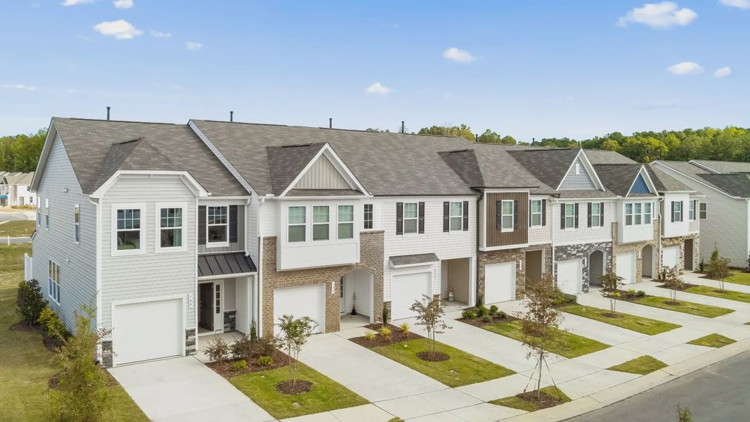 Furnished interior view inside a new home in Essex Townes, Franklinton (Image 27).