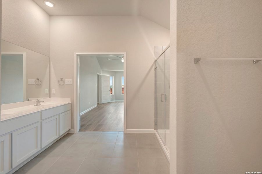 Furnished interior view inside a new home in Legacy Hills, San Antonio (Image 11).