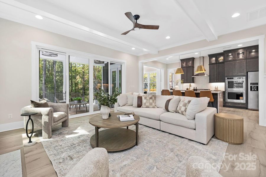 Furnished interior view inside a new home in , Lancaster (Image 27).