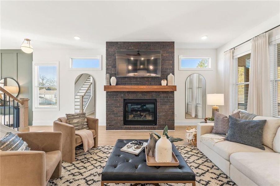 Furnished interior view inside a new home in The Reserve at Knollwood, Canton (Image 29). Furnished interior view inside a new home in The Reserve at Knollwood, Canton (Image 29).