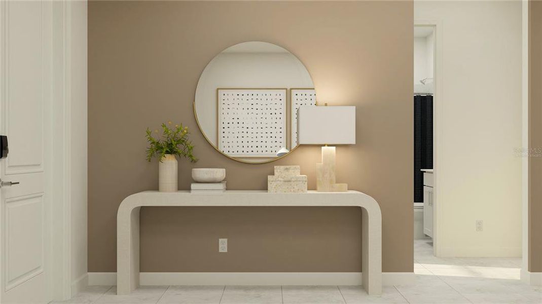 Furnished interior view inside a new home in Bridgewalk, St. Cloud (Image 23).