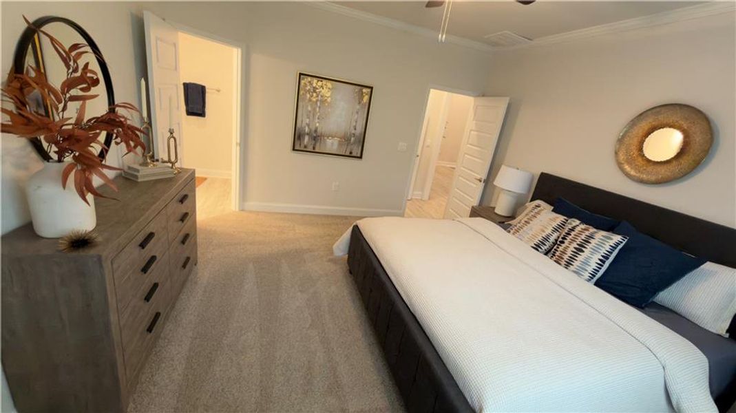 Furnished interior view inside a new home in Habersham Meadows, Demorest (Image 25).