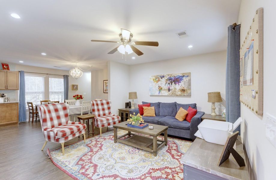 Furnished interior view inside a new home in , Summerville (Image 30).
