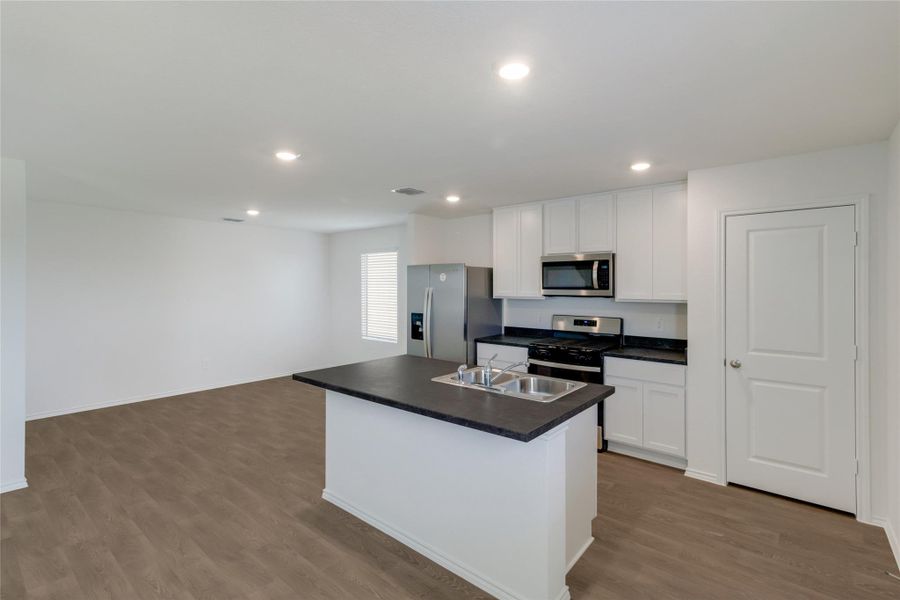 Furnished interior view inside a new home in Prairie Lakes, Buda (Image 3). Furnished interior view inside a new home in Prairie Lakes, Buda (Image 3).