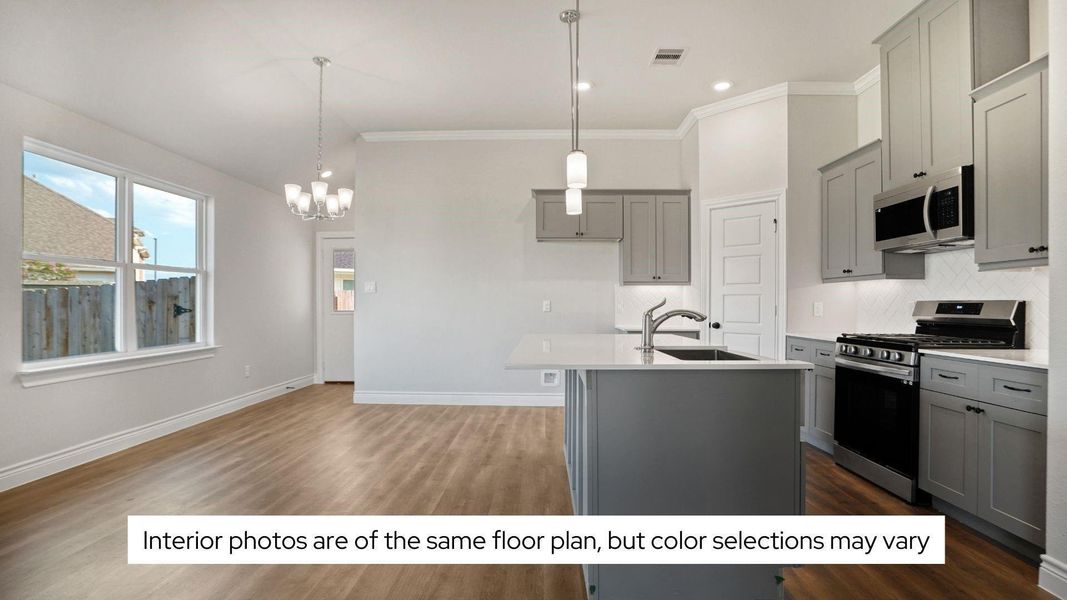 Furnished interior view inside a new home in Grand Oaks Reserve, Cleveland (Image 5).